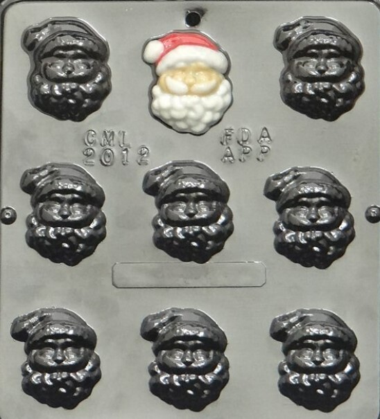 Santa Face Choc Mold CML 2012