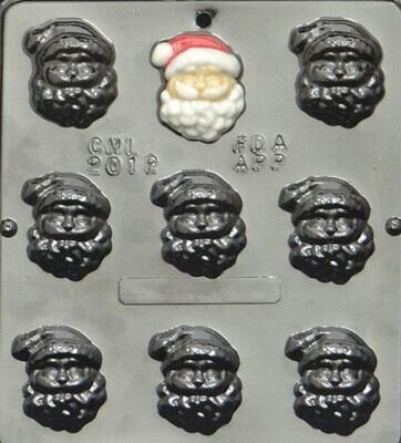 Santa Face Choc Mold CML 2012