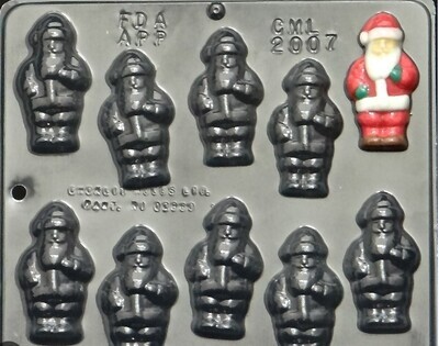 Santa Clause Choc Mold CML 2007