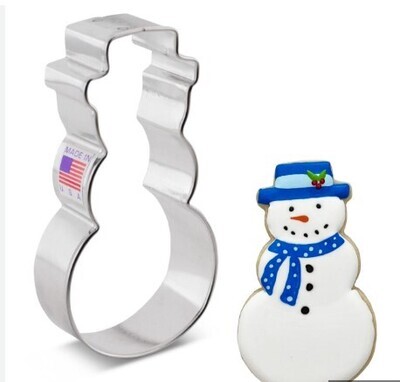 Ann Clark Snowman Cookie Cutter 4&quot;x2.25&quot; 8196A