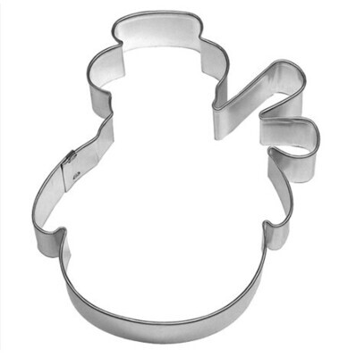 Celebakes Snowman w/Scarf Cookie Cutter 3.5&quot;x4.25&quot;