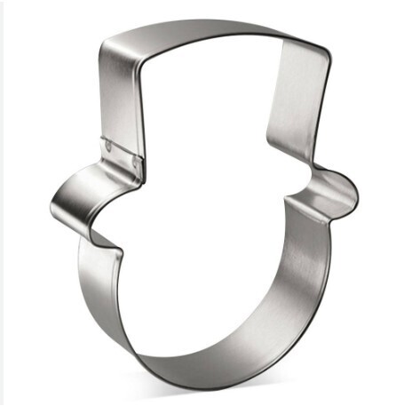 Snowman/Leprechaun Face w/Hat Cookie Cutter 3.75&quot; B1583