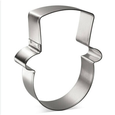 Snowman/Leprechaun Face w/Hat Cookie Cutter 3.75&quot; B1583