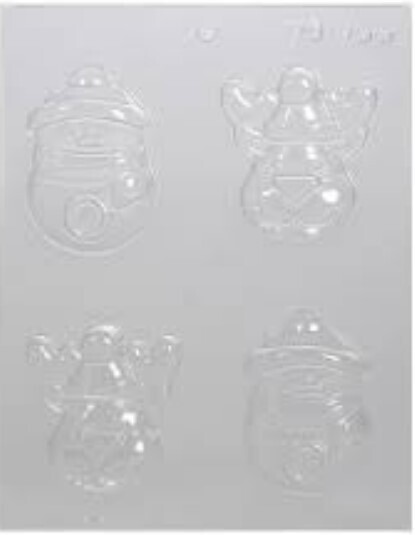 Reindeer &amp; Snowman Choc Mold 90-966