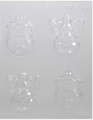 Reindeer &amp; Snowman Choc Mold 90-966