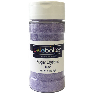 Celebakes Sugar Crystals Lilac, 4oz.