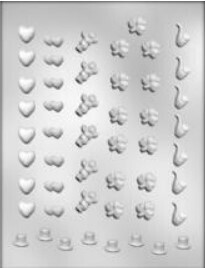 Valentines/St. Patrick&#39;s Day Asst Choc Mold 90-1107