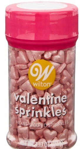 Wilton Heart Valentine Sprinkles Short 3.17oz