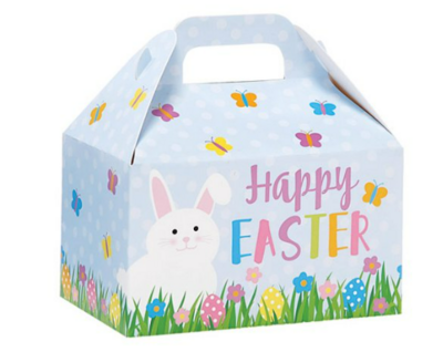Happy Easter Gable Box, 6x3.75x3.5"