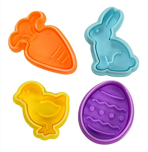 R&amp;M Easter Cookie Cutters/Stampers, 4ct.