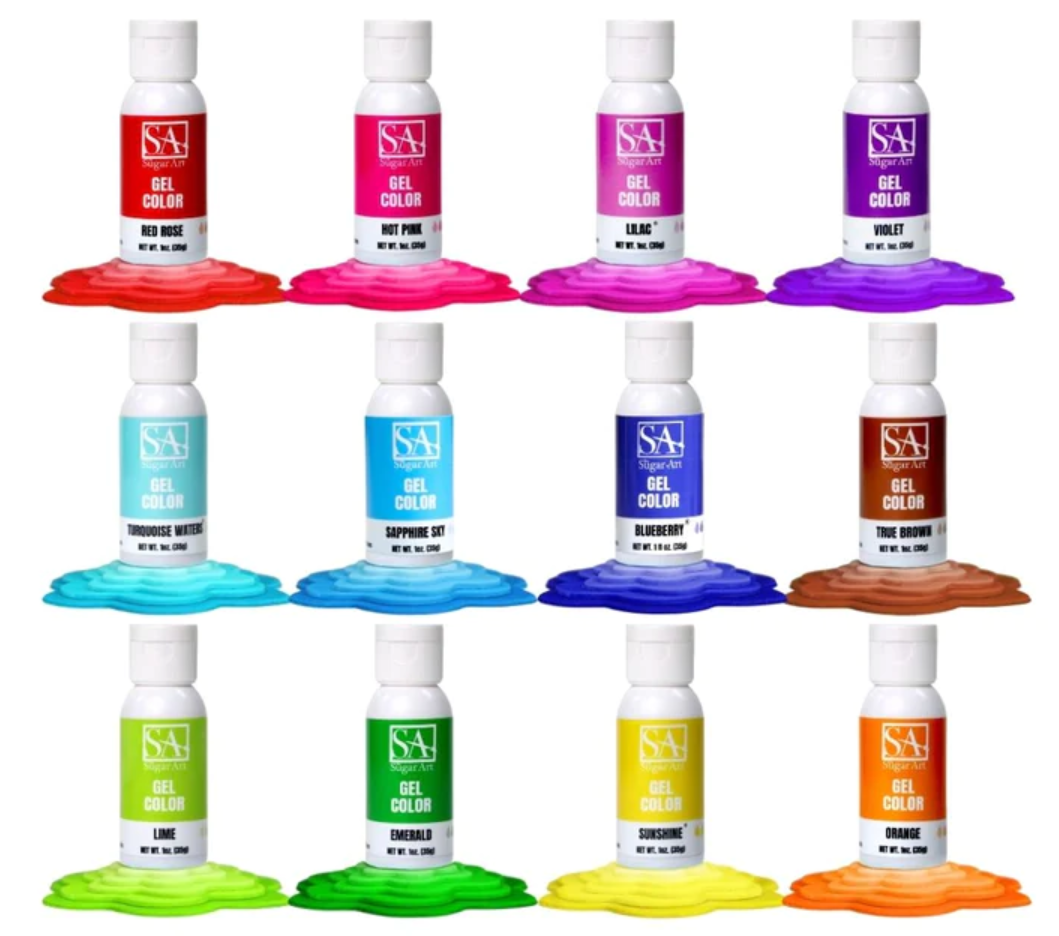 The Sugar Art Gel Color,  (Water-based), 1 fl. oz.