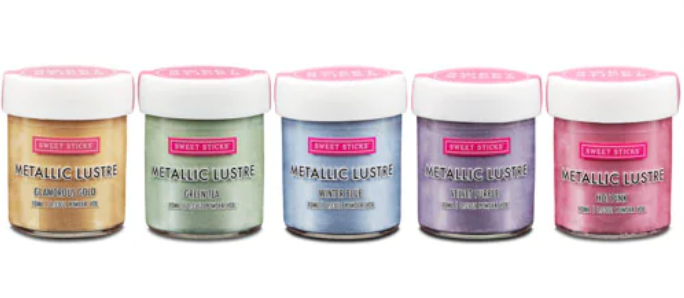 Sweet Sticks Edible Metallic Lustre Powder 10ml