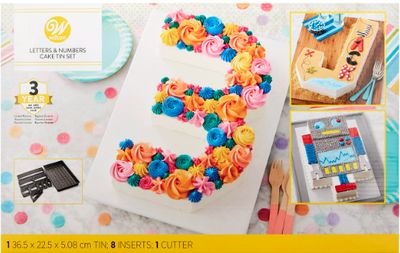 Wilton Letters &amp; Numbers Cake Pan Set