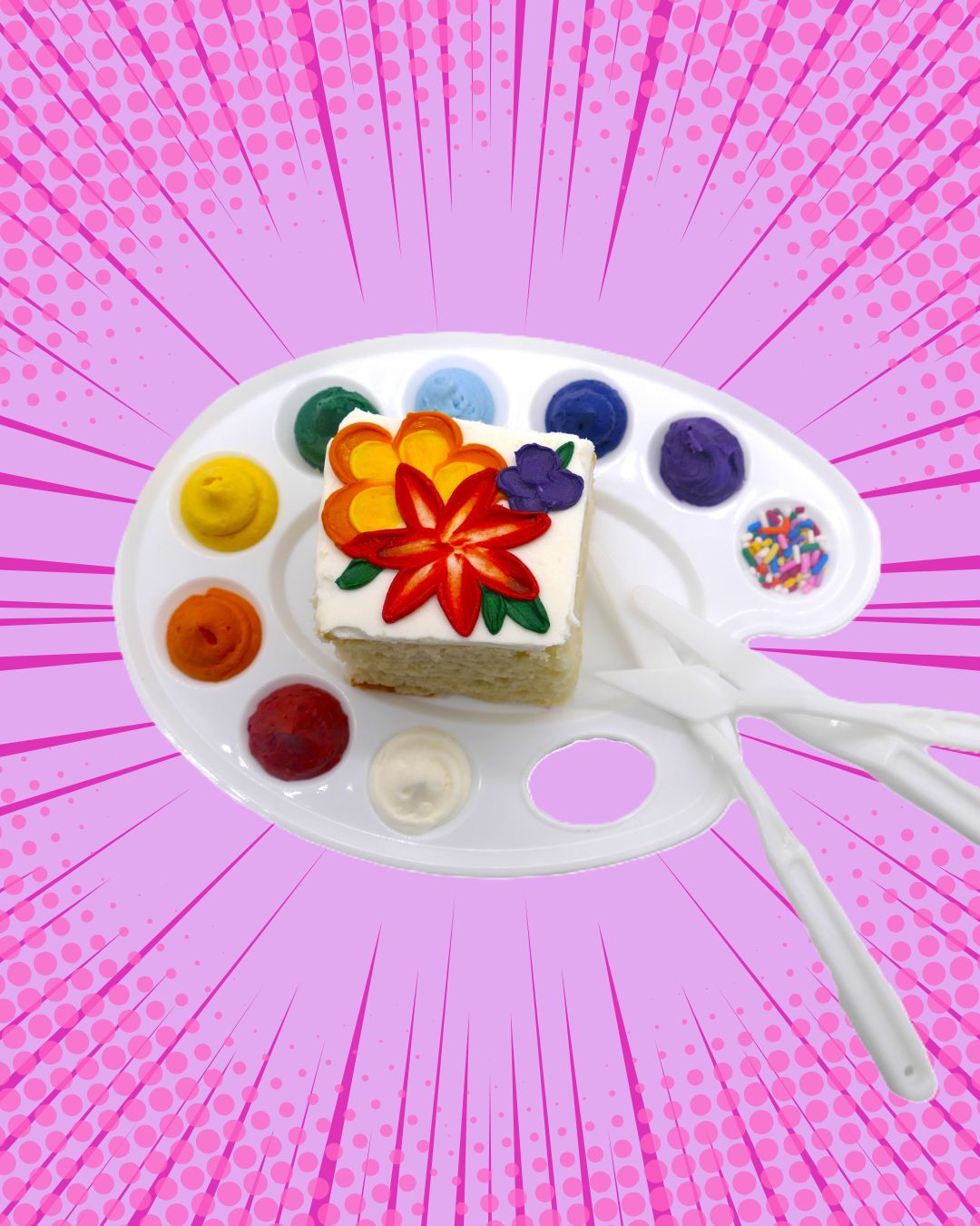 Palette Knife Cake Decorating Class