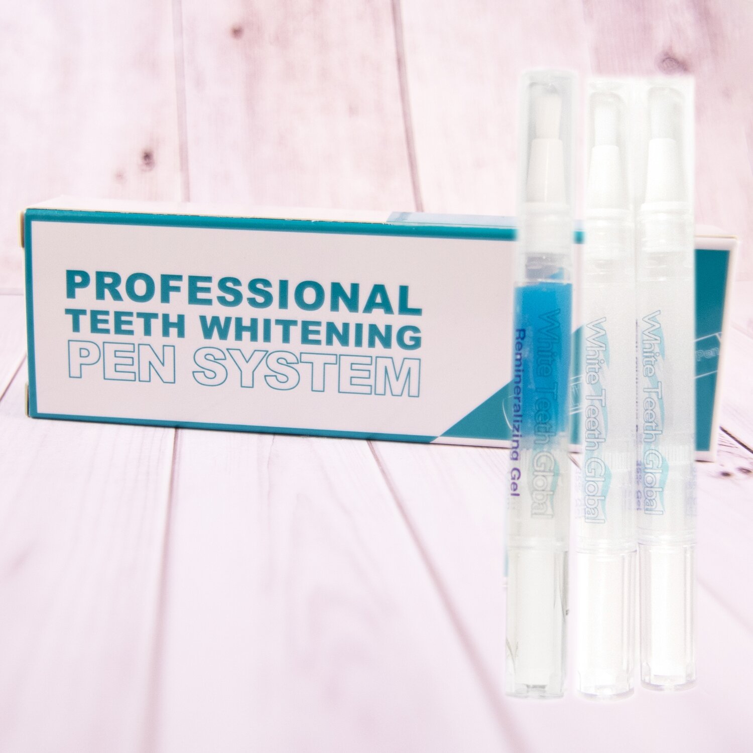 3 Teeth Whitening Pens Box with 2