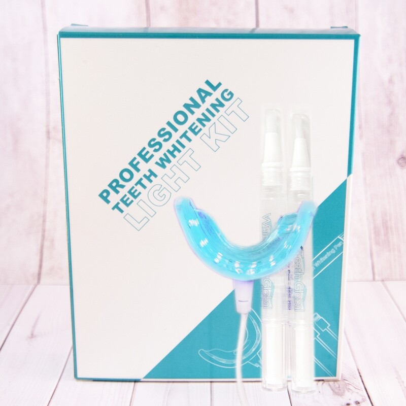 Teeth Whitening Kit with 2 pens and iLed Light