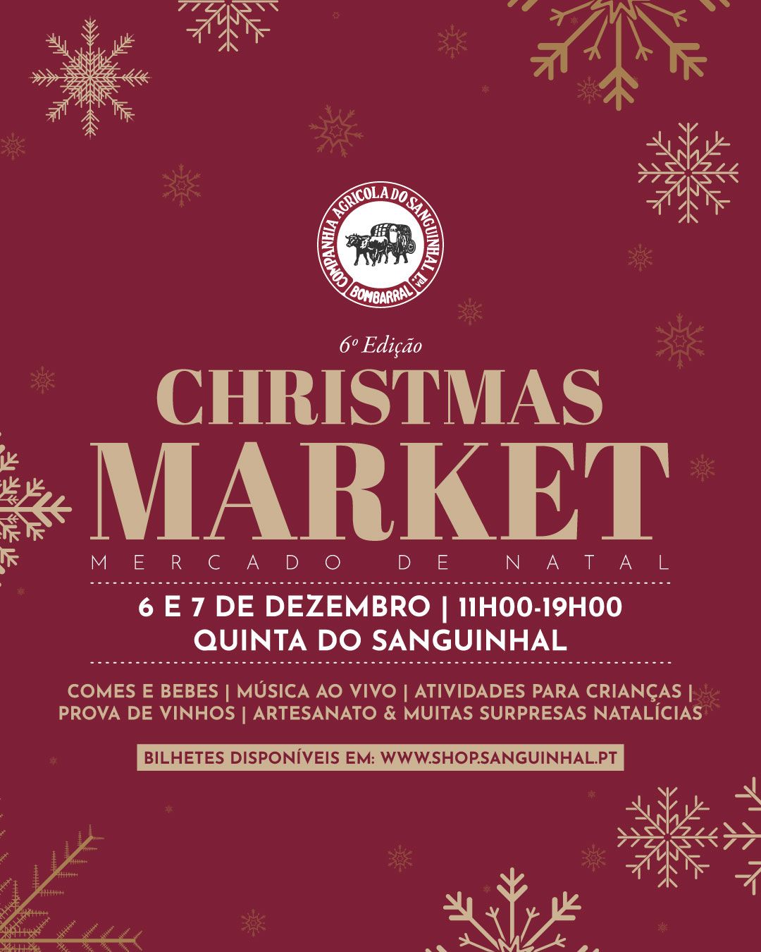 6° Mercado de Natal - Quinta do Sanguinhal 6° Mercado de Natal - Quinta do Sanguinhal