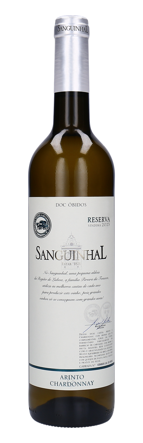 Sanguinhal Arinto Chardonnay Reserva White D.O.C Óbidos 2025 Sanguinhal Arinto Chardonnay Reserva White D.O.C Óbidos 2025