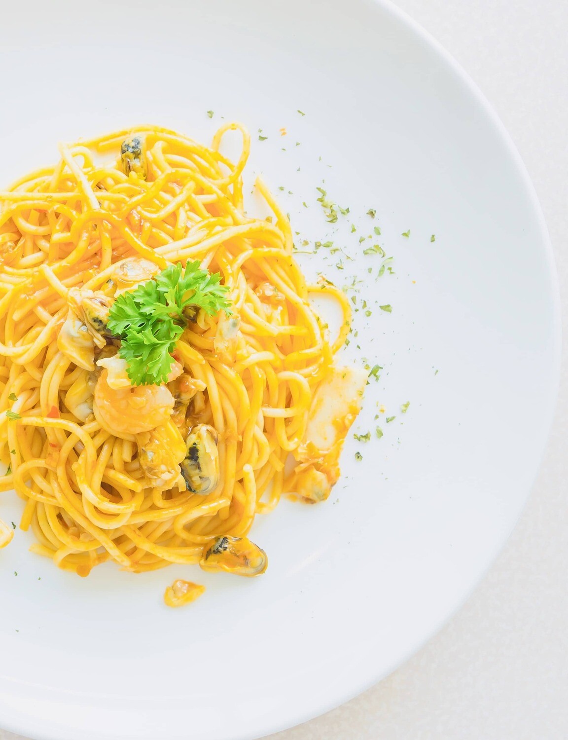 Spaghetti mit Filetspitzen