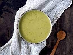 Courgettensoep met boursin Courgettensoep met boursin