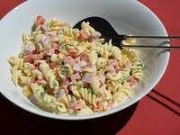 Zomerse pasta met hesp
