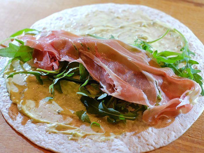 Wrap Serrano & rucola & pesto