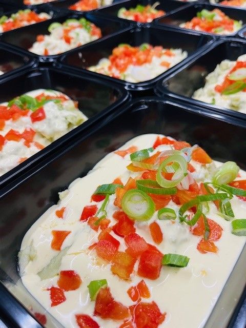 Brandade van witte vis