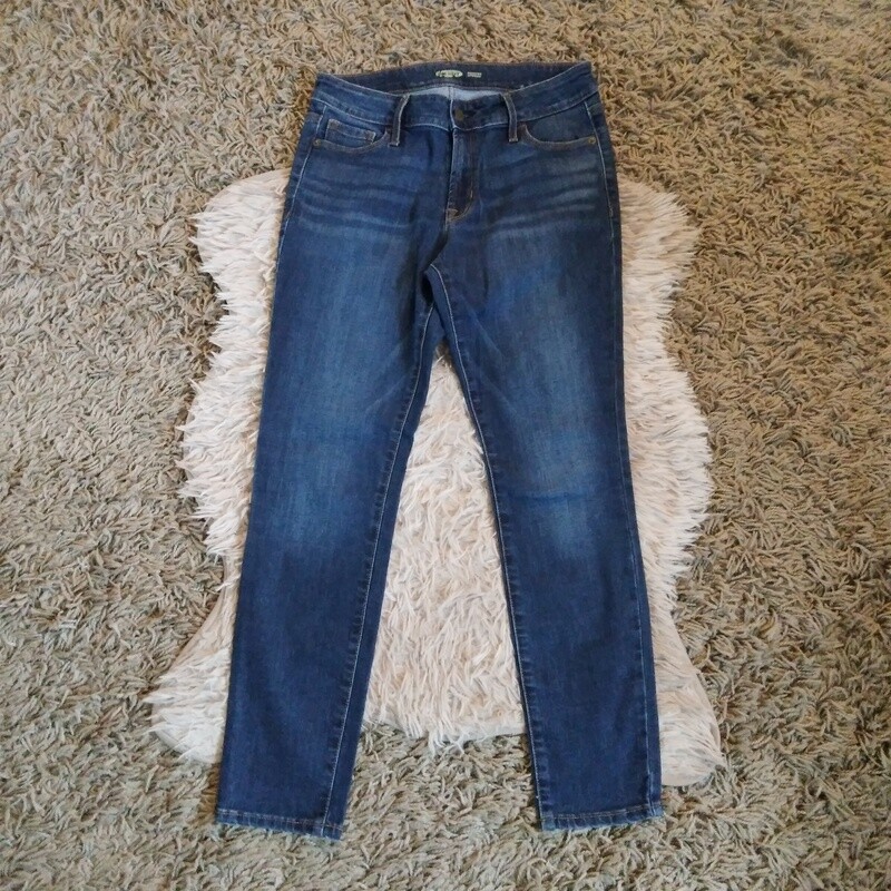 Old Navy Sz 6 Short Women&#39;s Rockstar Mid Rise Stretch Skinny Jeans
