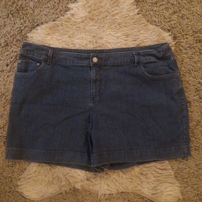 Mossimo 3X 26W Women's Mid-Rise Plus Size Jean Shorts