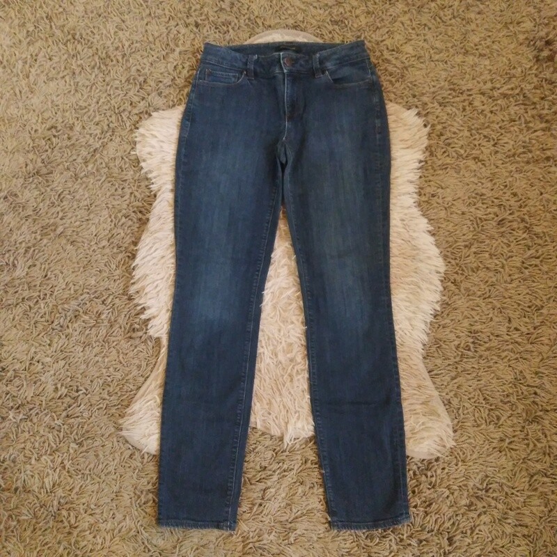Ann Taylor Sz 4 Women&#39;s Low Rise Skinny Curvy Stretch Jeans