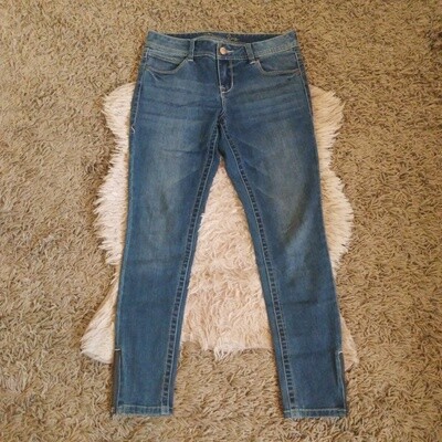 American Rag Cie Sz 7 Women&#39;s Jrs Low Rise Zip-Ankle Skinny Stretch Jeans