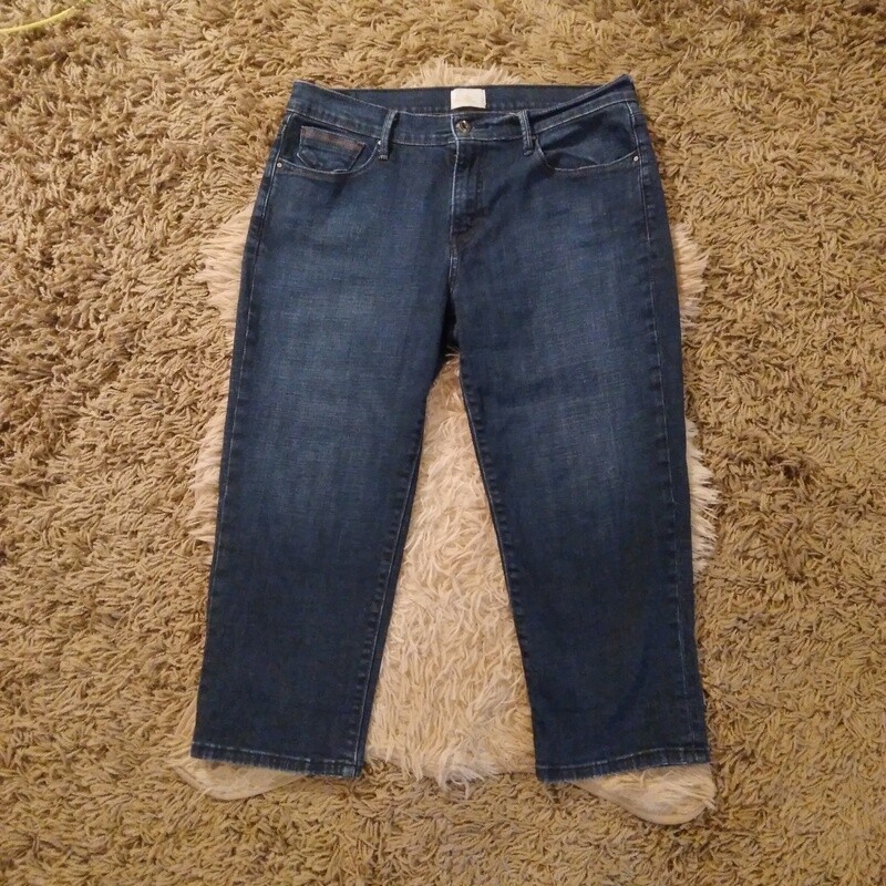 Levi&#39;s 515 Sz 10 Women&#39;s Mid Rise Stretch Denim Crop Capris Jeans