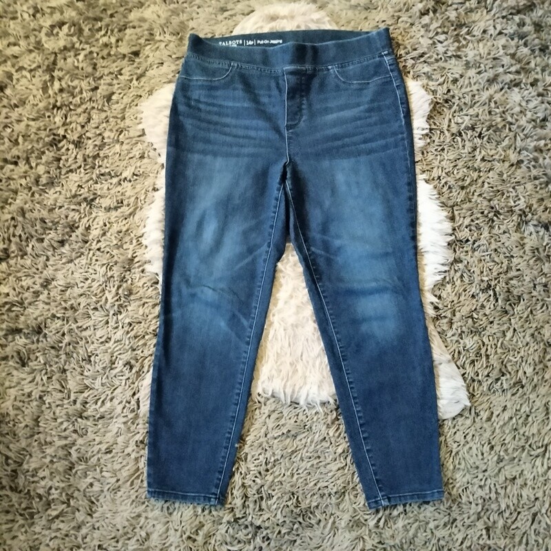 Talbots 14 Petite 14P Women&#39;s Flawless Pull-On Stretch Jegging Jeans