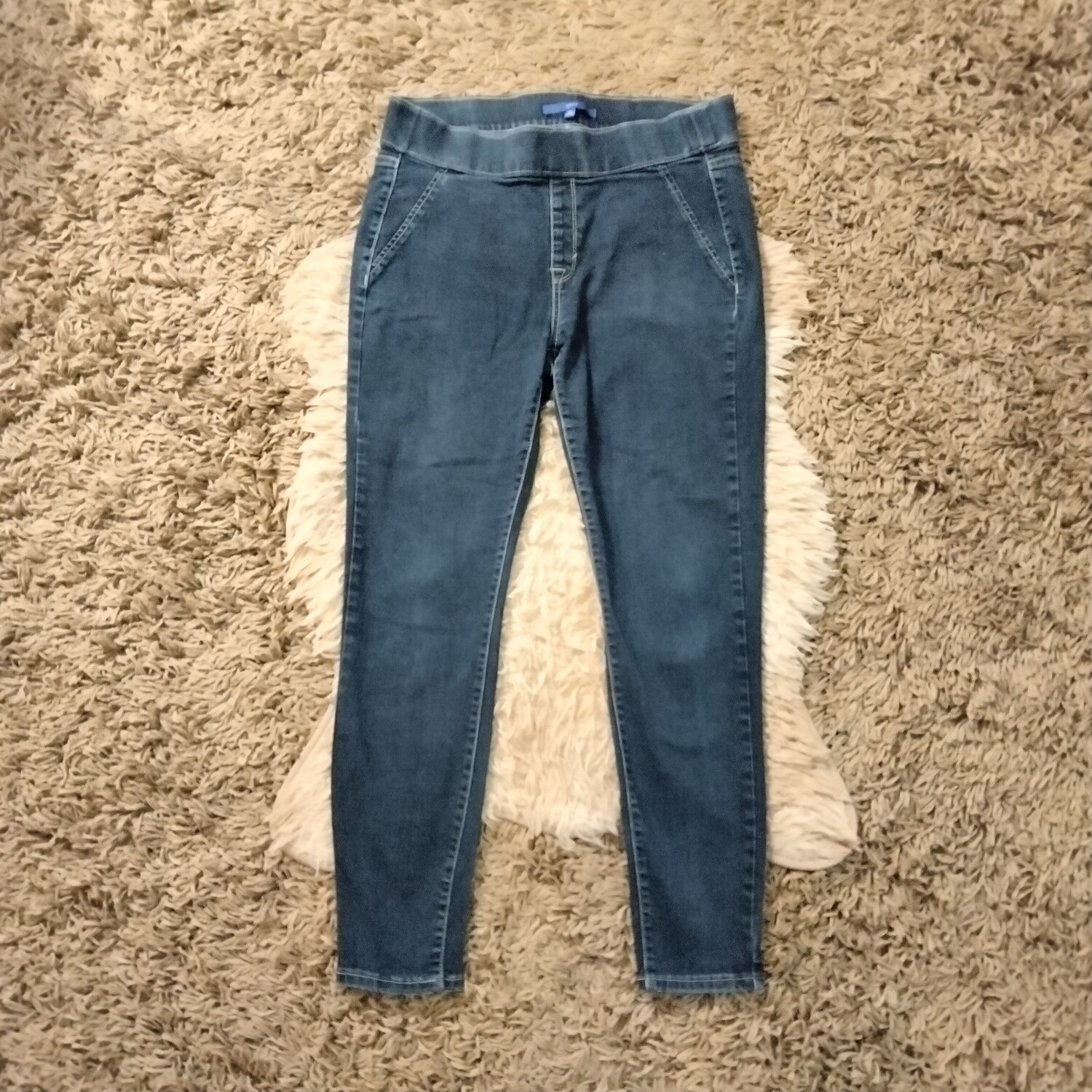 Apt. 9 Sz 14 Women&#39;s Pull-On Mid-Rise Stretch Skinny Jeans