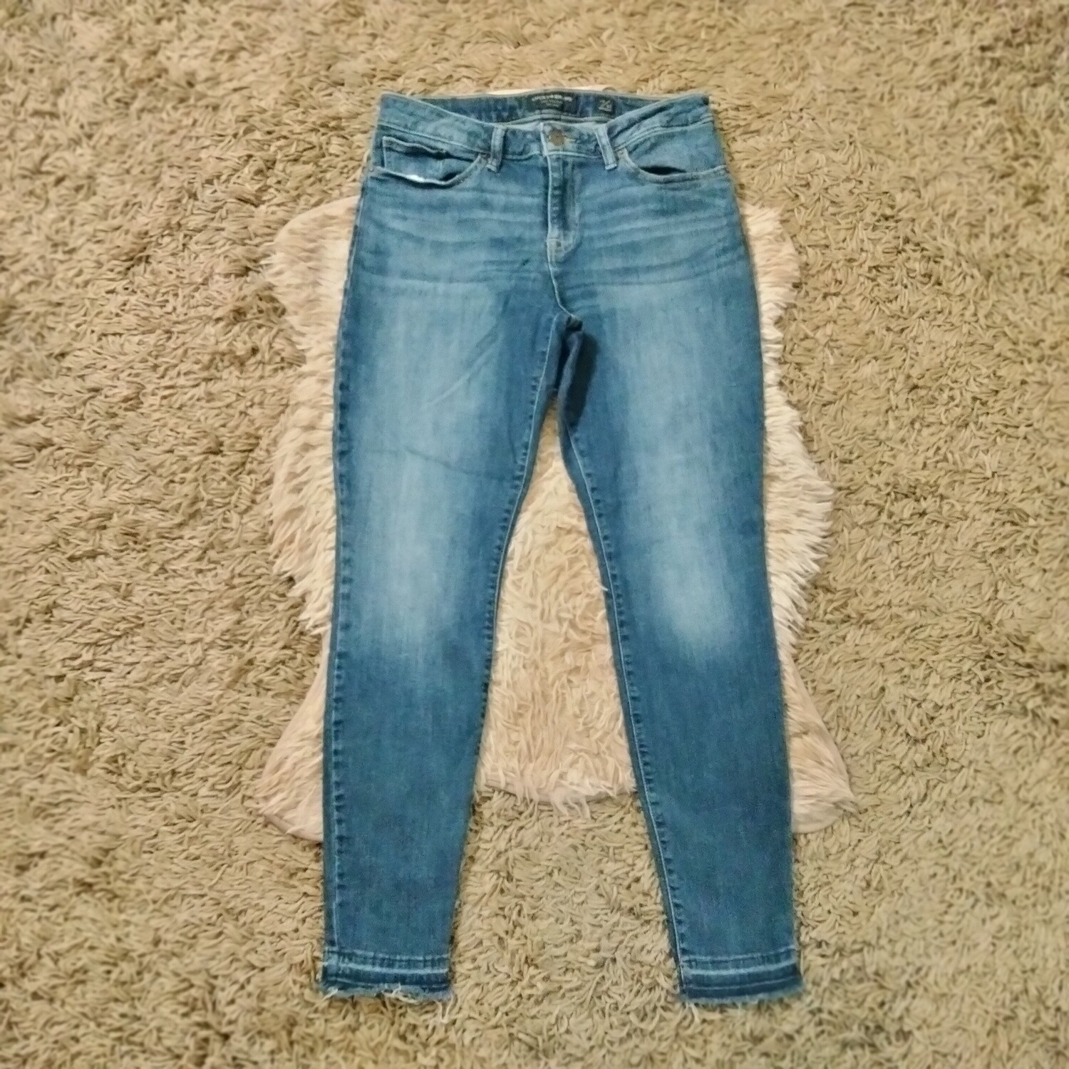 Lucky Brand Sz 12 / 31 Women&#39;s Low Rise Skinny Lolita Stretch Jeans