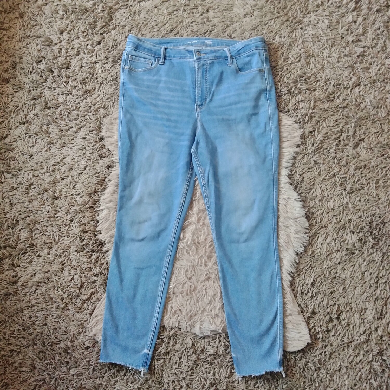 Old Navy Sz 14 Women&#39;s High Rise Rockstar Skinny Stretch Jeans