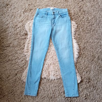 LOFT Sz 6 Women&#39;s High Rise Light Wash Stretchy Skinny Jeans