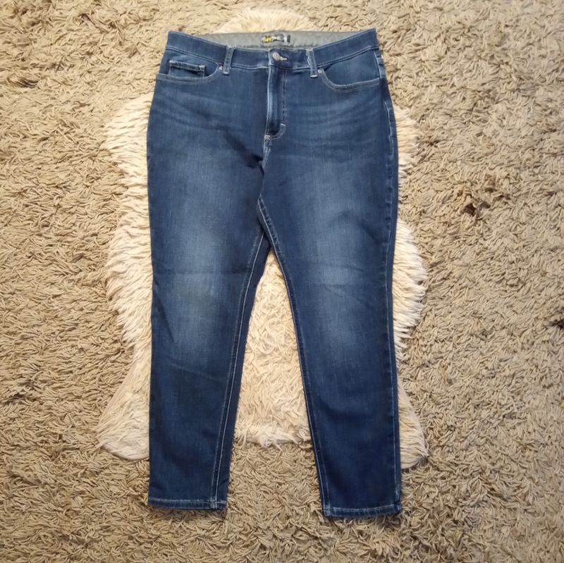 LEE Sz 14 Short Women&#39;s Slim Fit Skinny Leg Mid Rise Stretchy Jeans
