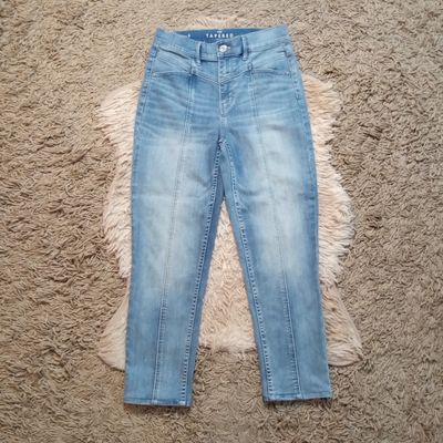 White House Black Market Sz 2 Women&#39;s Tapered Ankle High Rise Curvy Jeans