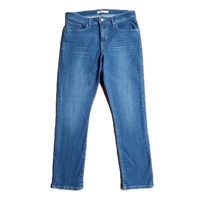 Levi&#39;s Sz 14 Women&#39;s Classic Mid Rise Skinny Medium Wash Stretch Jeans