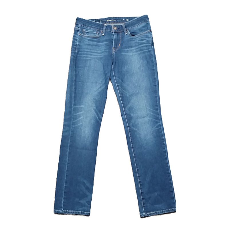 Levi&#39;s W 27 Women&#39;s Jrs Slight Curve Mid Rise Straight Leg Jeans