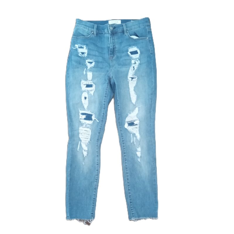 PacSun Sz 6 / 28 Women&#39;s Jrs Distressed Power Stretch High Rise Ankle Jeggings