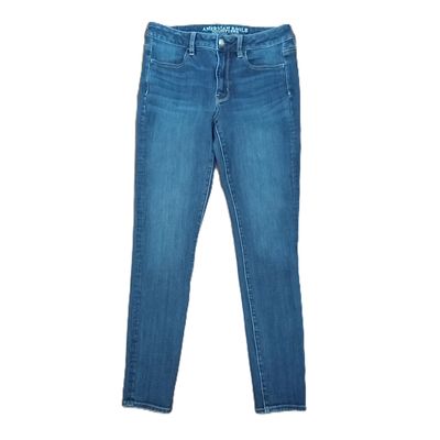 American Eagle Sz 4 Women&#39;s Jrs Solid 360 Super Stretch Hi-Rise Jegging Jeans