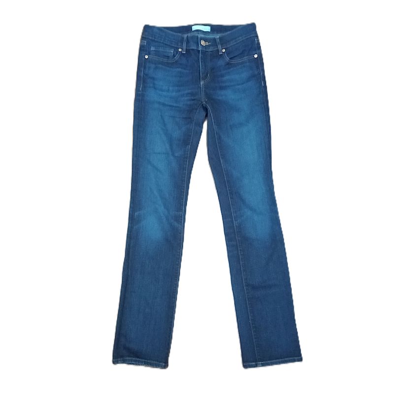 LOFT Sz 0 Women&#39;s Dark Wash Mid Rise Denim Stretch Jeans