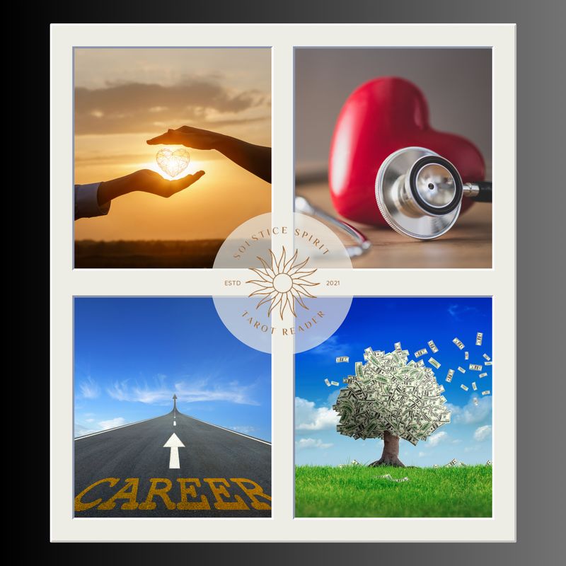Combination Tarot 4-Card Reading - Message Delivered Online