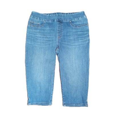 Chico&#39;s Sz 6 Women&#39;s Pull On Stretch Capri Jeans