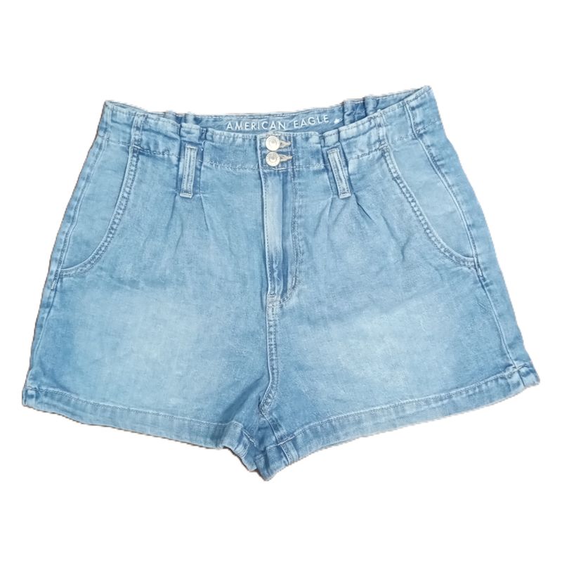 American Eagle Sz 8 Women&#39;s High Rise Shortie Mom Jean Shorts