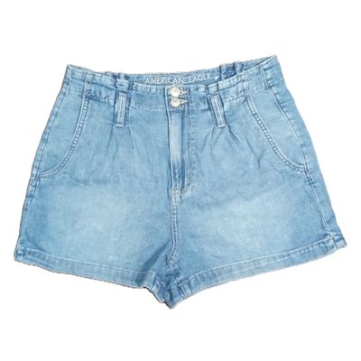 American Eagle Sz 8 Women&#39;s High Rise Shortie Mom Jean Shorts