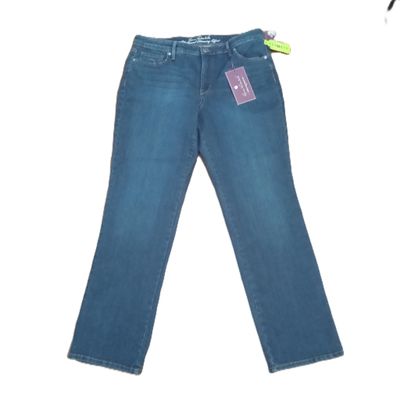 NEW! Gloria Vanderbilt Sz 10 Women&#39;s Slimming Straight Leg Stretch Jeans