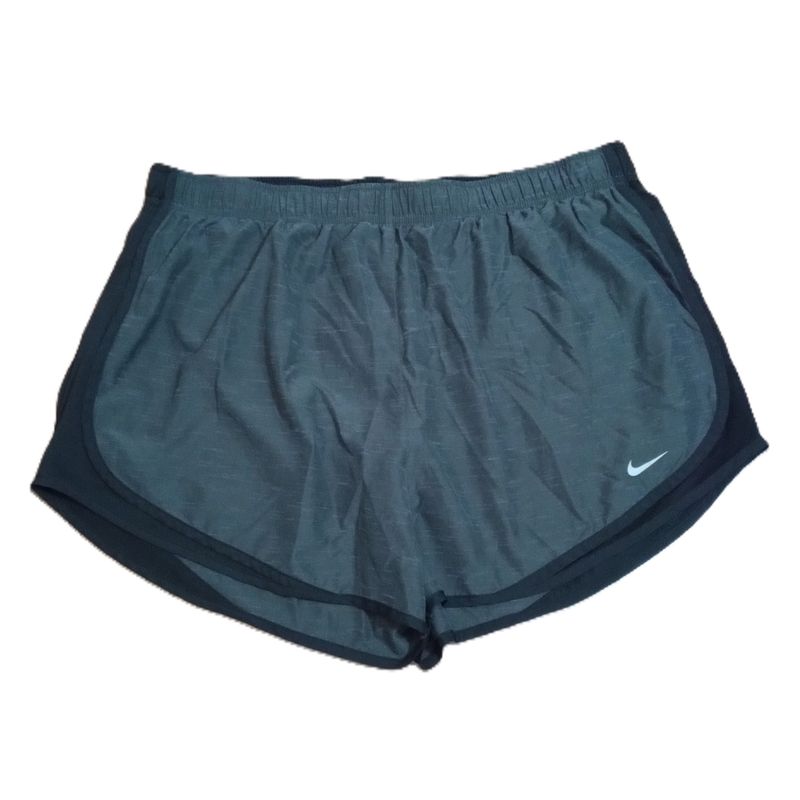 Nike XXL Women&#39;s Grey &amp; Black Dri-Fit Brief Lined Running Gym Shorts